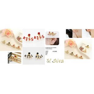 Oorbellen Kiss Strass #2